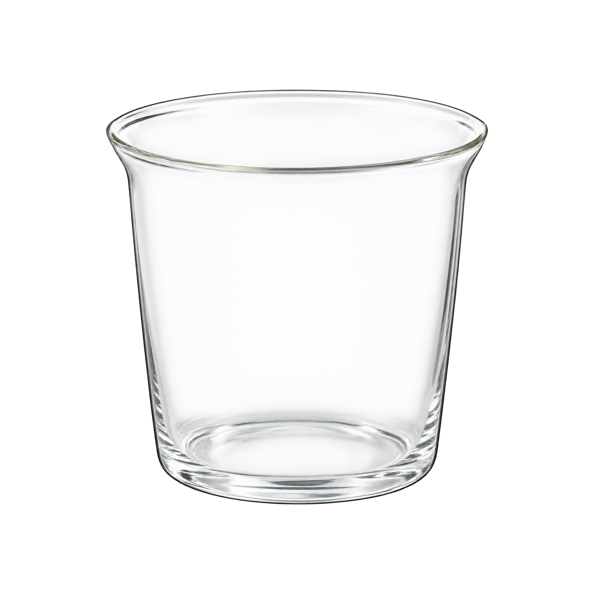 Kinto Cast Glass — Green Tea Glass; consistent elevated view, square transparent image