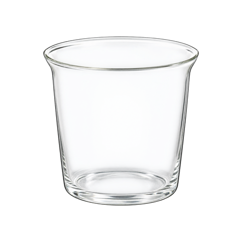 Kinto Cast Glass — Green Tea Glass; consistent elevated view, square transparent image