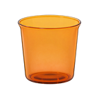 Kinto Cast Amber Glass — 180 ml; consistent elevated view, square transparent image