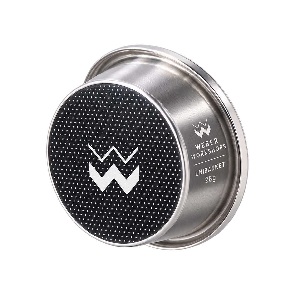 Weber Workshops Unibasket — 28g; consistent elevated view, square transparent image