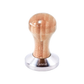 Cafelat Espresso Tamper - Bamboo Wood Handle — 51 MM, 53 MM, 58.5 MM; consistent elevated view, square transparent image