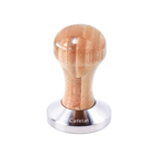Cafelat Espresso Tamper - Bamboo Wood Handle — 51 MM, 53 MM, 58.5 MM; consistent elevated view, square transparent image