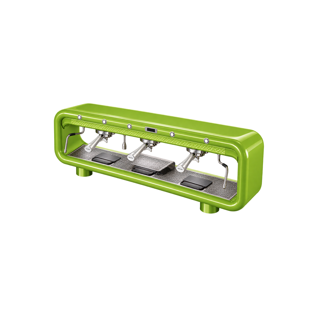 Aremde Nexus One Gravimetric — 3 Groups / Spring Green; consistent elevated view, square transparent image