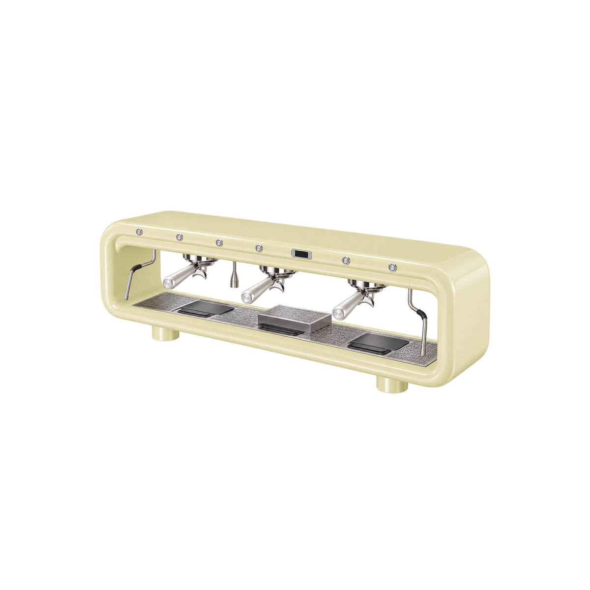 Aremde Nexus One Gravimetric — 3 Groups / Banana Yellow; consistent elevated view, square transparent image