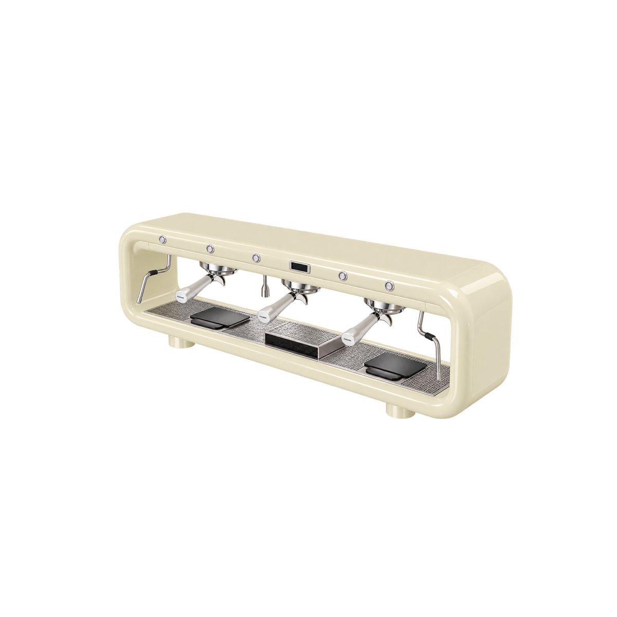 Aremde Nexus One Gravimetric — 3 Groups / Ivory Cream; consistent elevated view, square transparent image