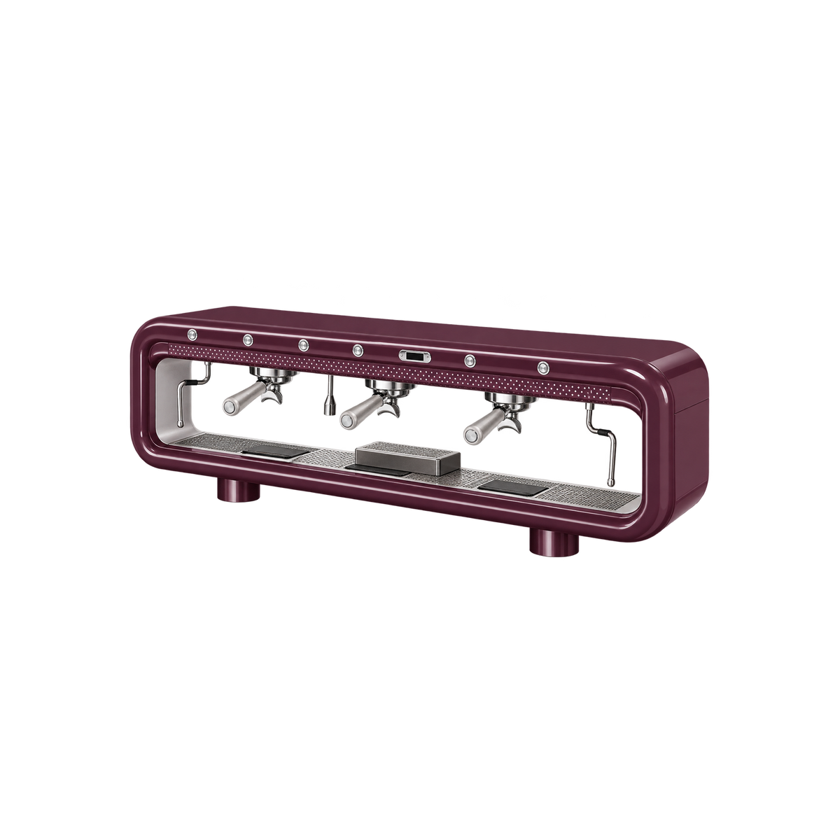 Aremde Nexus One Gravimetric — 3 Groups / Plum Purple; consistent elevated view, square transparent image