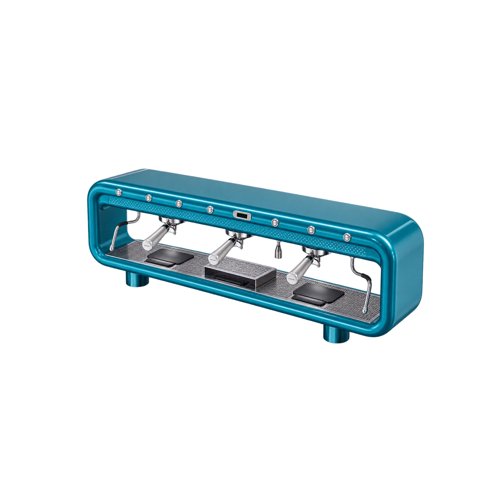 Aremde Nexus One Gravimetric — 3 Groups / Azure Blue; consistent elevated view, square transparent image