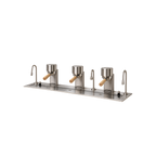 Mavam Under Counter Series Espresso Machine — 3 Groups; consistent elevated view, square transparent image