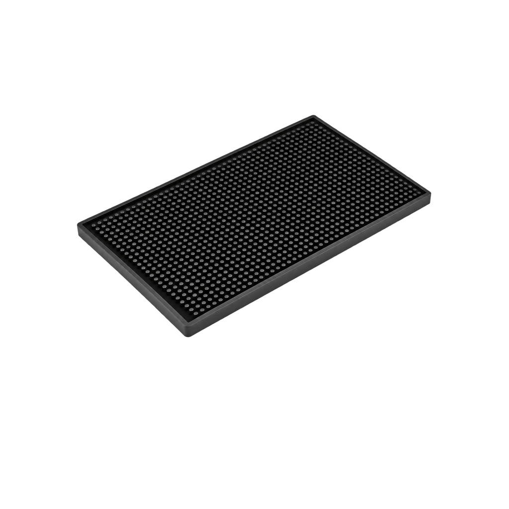 Precise Rubber Bar Mat — Large (45x30cm); consistent elevated view, square transparent image