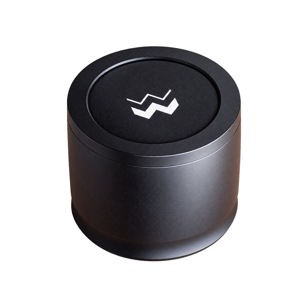 Weber Workshops Blind Shaker — Onyx (Black); consistent elevated view, square transparent image