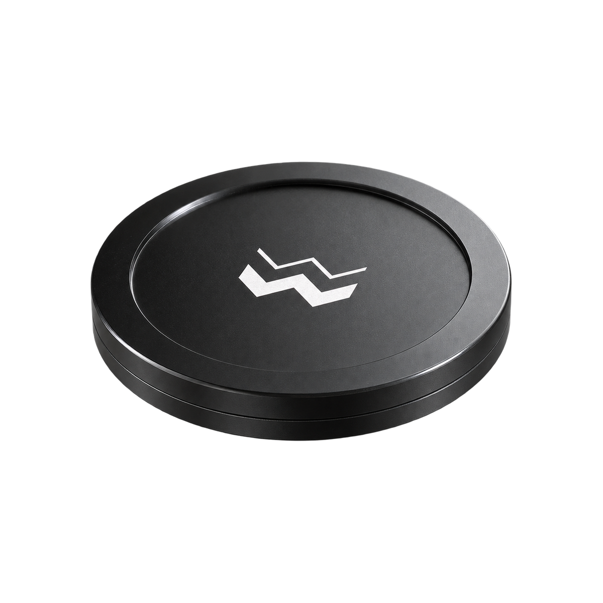 Weber Workshops Magic Tumbler Lid — Onyx (Black); consistent elevated view, square transparent image