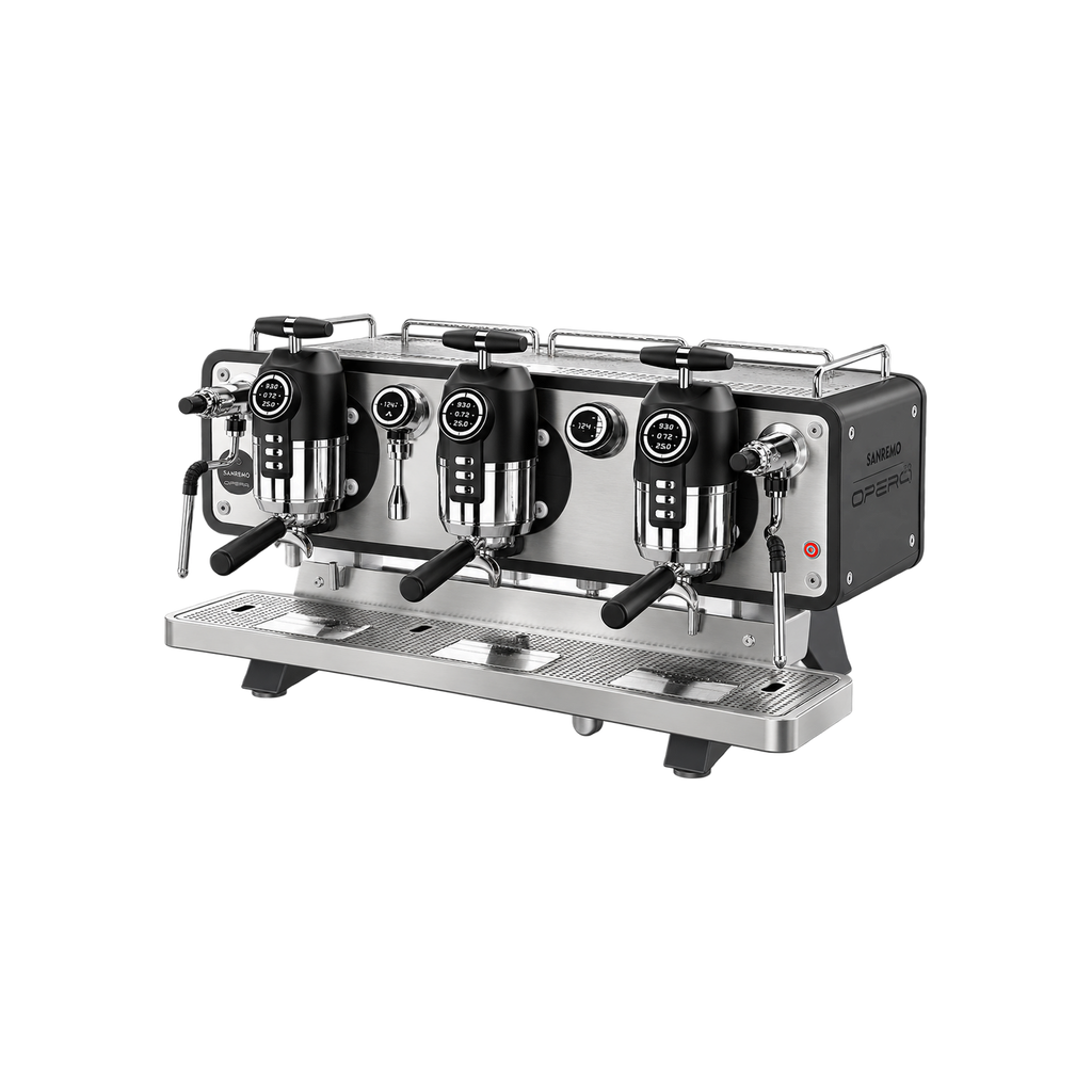 Sanremo Opera 2.0 — 3 Group / Steel; consistent elevated view, square transparent image