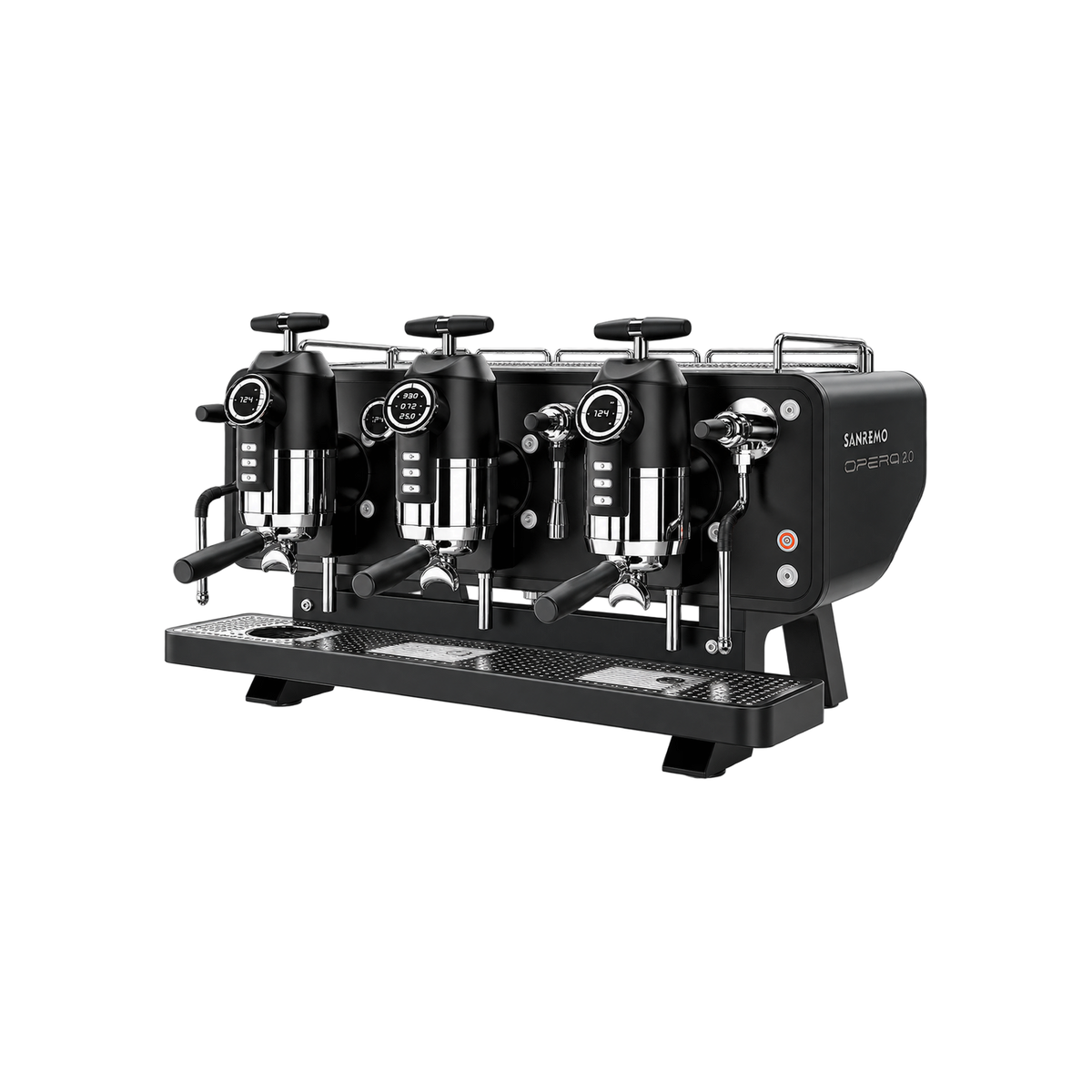 Sanremo Opera 2.0 — 3 Group / Black; consistent elevated view, square transparent image