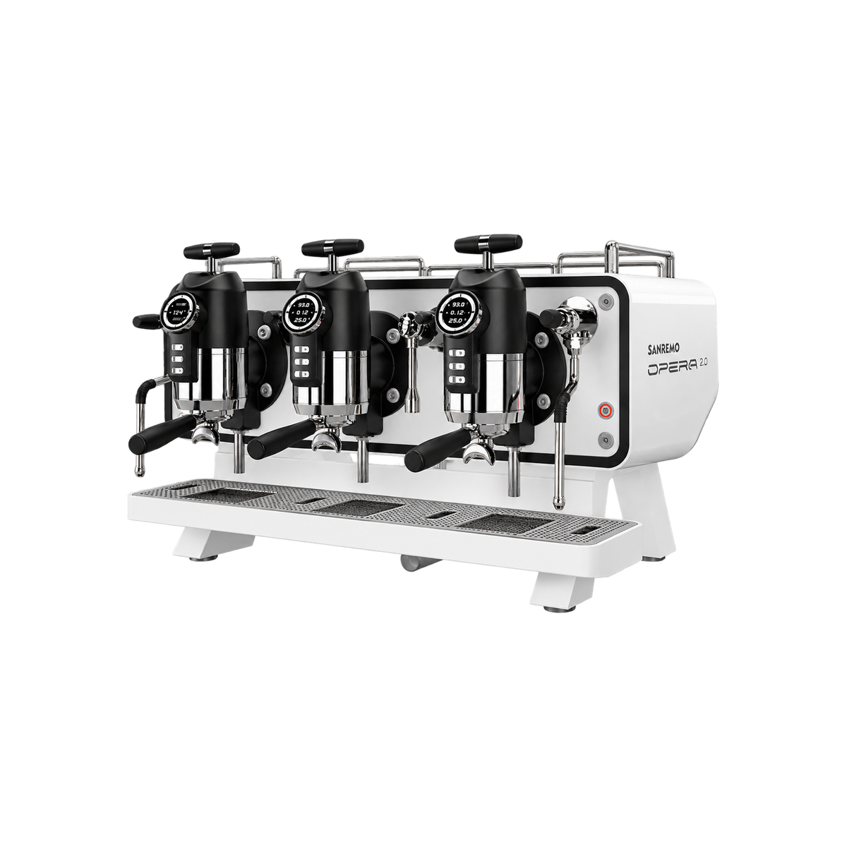 Sanremo Opera 2.0 — 3 Group / White; consistent elevated view, square transparent image