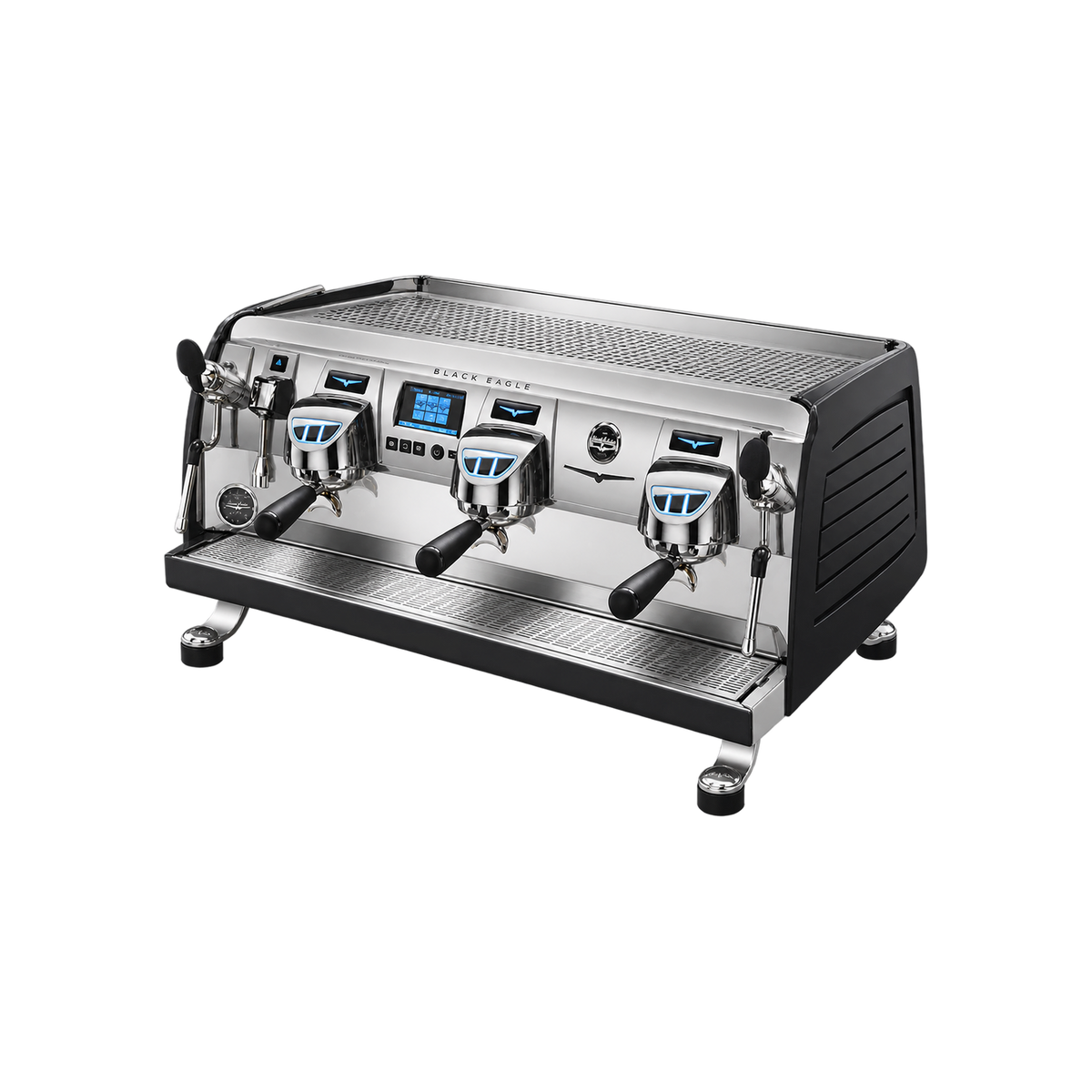 Victoria Arduino 388 Black Eagle Volumetric 2 Group — 3 Group / Black; consistent elevated view, square transparent image
