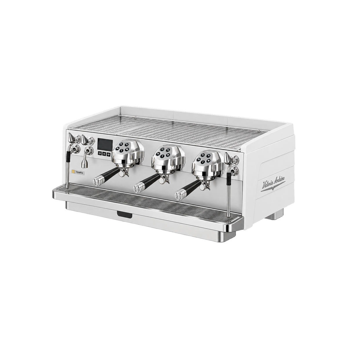 Victoria Arduino Eagle Tempo NEO — White / 3 group; consistent elevated view, square transparent image