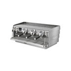 Victoria Arduino Eagle Tempo NEO — Stainless Steal / 3 group; consistent elevated view, square transparent image