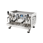 Victoria Arduino 388 Black Eagle Gravitech 2 Group — White / With Easy Cream System; consistent elevated view, square transparent image
