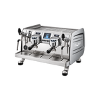 Victoria Arduino 388 Black Eagle Gravitech 2 Group — Steel / With Easy Cream System; consistent elevated view, square transparent image