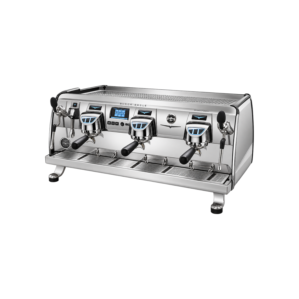 Victoria Arduino 388 Black Eagle Gravitech 3 Group — Black / With Easy Cream; consistent elevated view, square transparent image