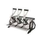 La Marzocco LEVA - X — 3 Group; consistent elevated view, square transparent image