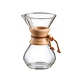Chemex 6 Cup Classic Coffeemaker — Default Title; consistent elevated view, square transparent image