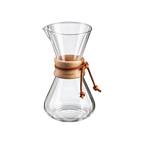 Chemex Classic Series Coffeemaker — ; consistent elevated view, square transparent image