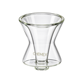 Chemex Funnex Coffee Maker — Glass; consistent elevated view, square transparent image