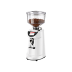 Nuova Simonelli MDXS Espresso Grinder — White; consistent elevated view, square transparent image
