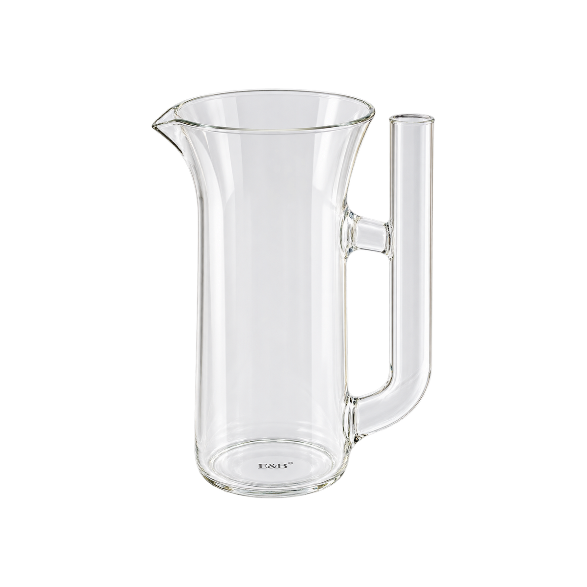 E&B Carafe - Heat-Resistant Borosilicate Glass — Standard; consistent elevated view, square transparent image