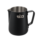 Edo Milk Pitcher — Black / 350ml, Black / 600ml; consistent elevated view, square transparent image