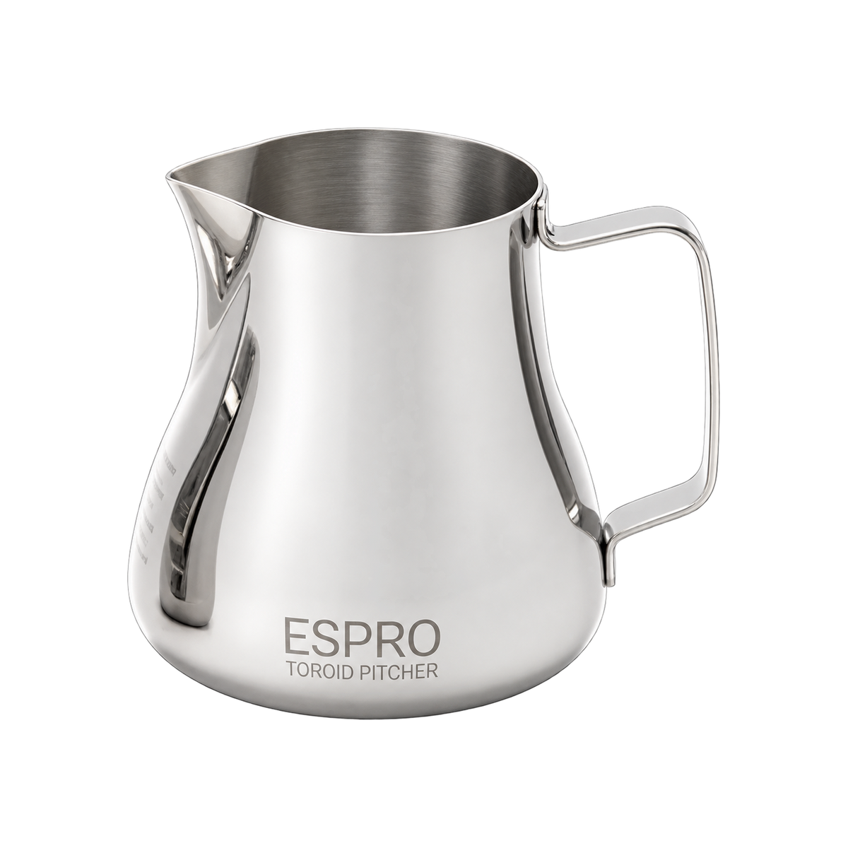 Espro Toroid-2 Steaming Pitcher - 12oz — 12oz; consistent elevated view, square transparent image