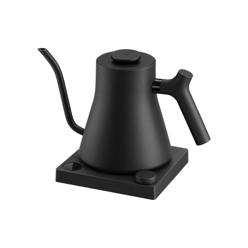 Fellow Stagg EKG PRO Electric Kettle – 0.9L — Black; consistent elevated view, square transparent image