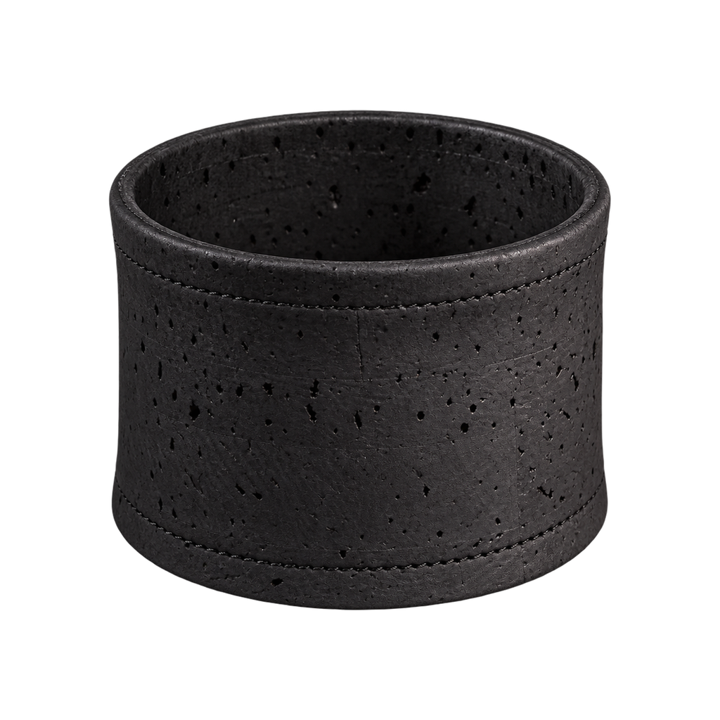 Graycano Cork Sleeve for Graycano Dripper — Volcano; consistent elevated view, square transparent image