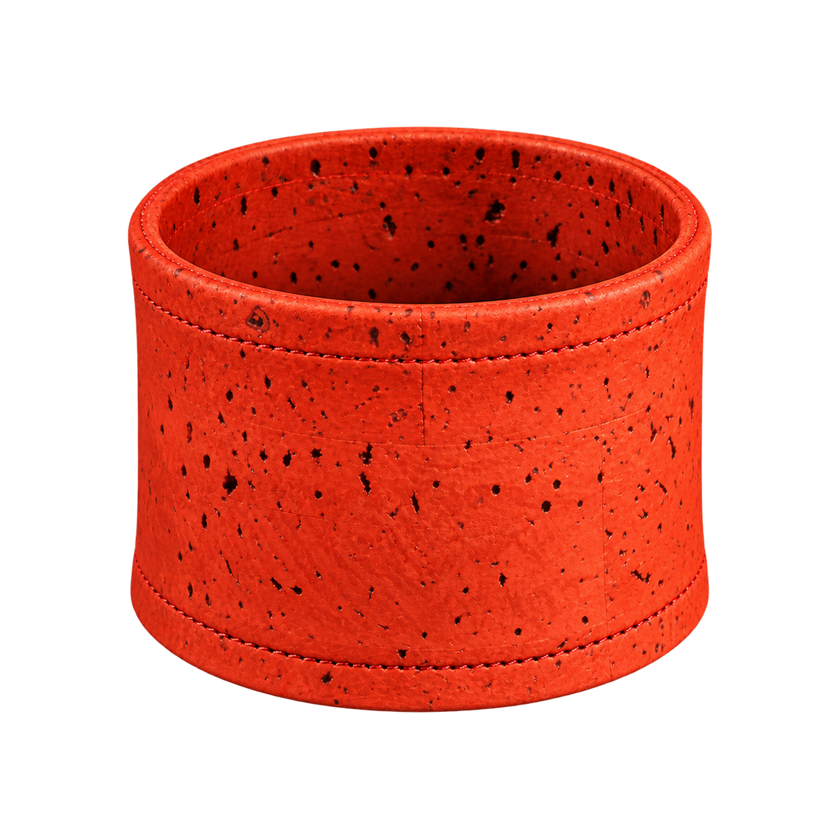 Graycano Cork Sleeve for Graycano Dripper — Red; consistent elevated view, square transparent image