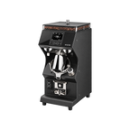 Victoria Arduino Mythos MY G75 — Black; consistent elevated view, square transparent image