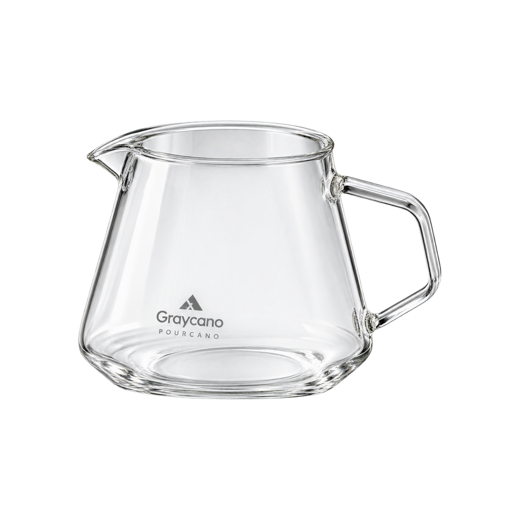 Graycano Pourcano Coffee Server — ; consistent elevated view, square transparent image