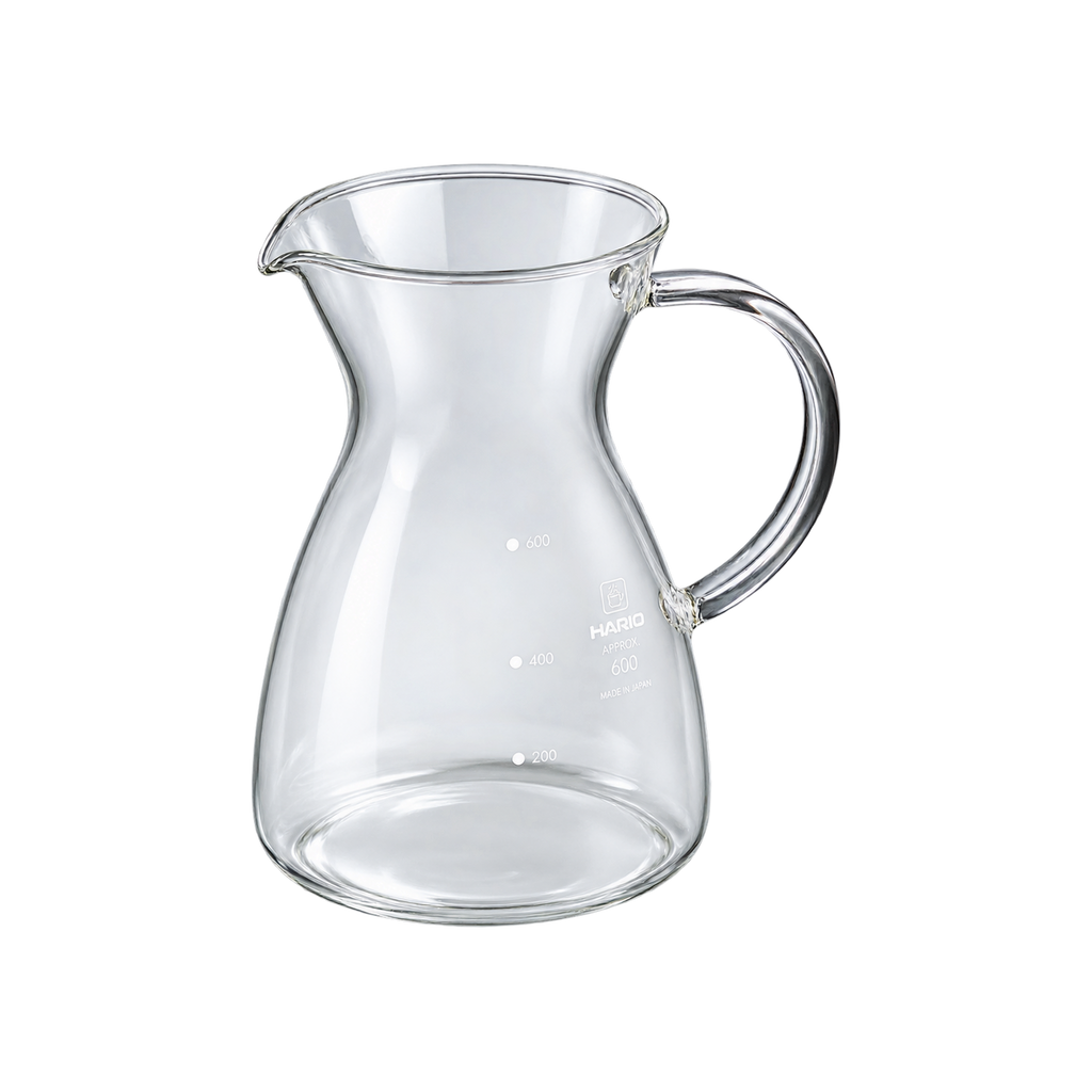 Hario Carafe Decanter — Standard; consistent elevated view, square transparent image