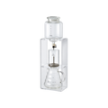 Hario Cold Water Drip Tower Clear — ; consistent elevated view, square transparent image