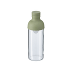 Hario Filter in Bottle Smokey 300mL — Green; consistent elevated view, square transparent image