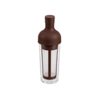 Hario Filter-in Coffee Bottle — Brown; consistent elevated view, square transparent image