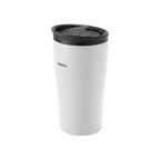 Hario Insulated Tumbler with Lid 300 — White; consistent elevated view, square transparent image