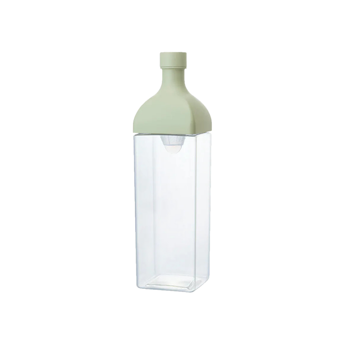 Hario Ka-Ku Cold Brew Bottle, Smokey Green 1200ml — Green; consistent elevated view, square transparent image