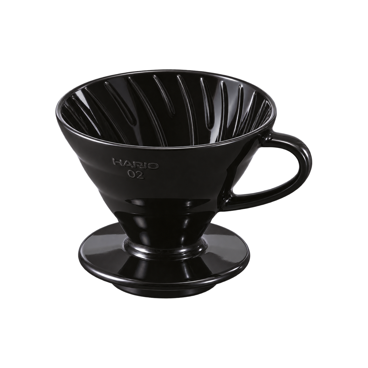 Hario V60 Coffee Dripper 02 — Default Title; consistent elevated view, square transparent image