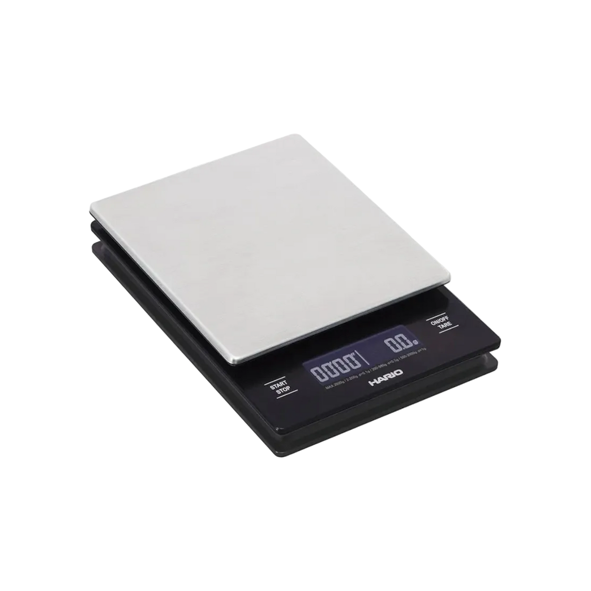 Hario V60 Metal Drip Scale — Default Title; consistent elevated view, square transparent image