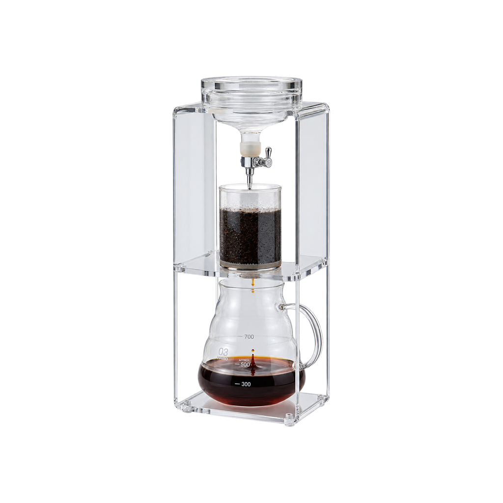 Hario Water Dripper Clear Cold Brew Coffee Maker — Default Title; consistent elevated view, square transparent image