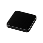 Acaia Pearl 2021 Coffee Scale – Digital Brewing Scale with Flow-Rate Indicator — Black; consistent elevated angle, square transparent image