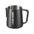 MHW-3Bomber - Milk Pitcher 3.0 450ml - Matte Black Round Spout — Default Title; consistent elevated view, square transparent image