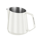 MHW-3Bomber GT Milk Pitcher U-Shape Spout, 400ml — Off White; consistent elevated view, square transparent image