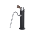Modbar Steam Extra Tap — Black Matte Steam Tap; consistent elevated view, square transparent image